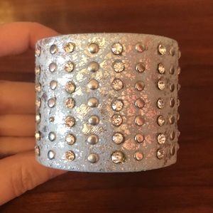 Blue and Silver Bracelet